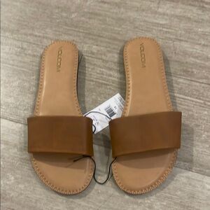 Volcom Tan Minimalist Sandals-NWT